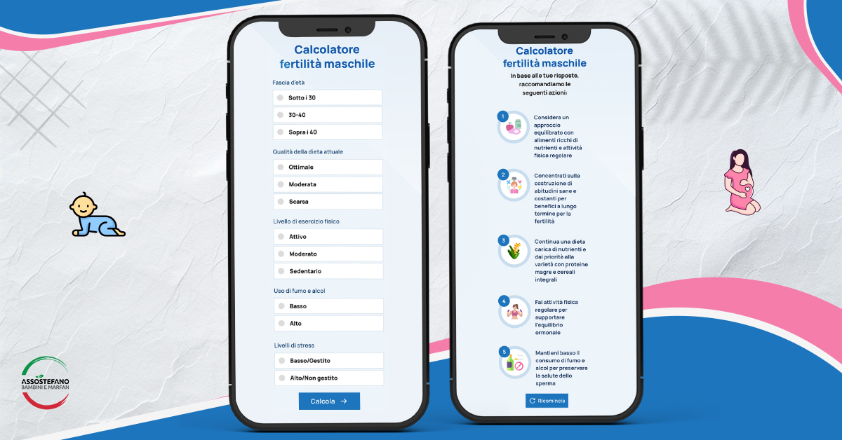 Calcolatore fertilità maschile per stile di vita